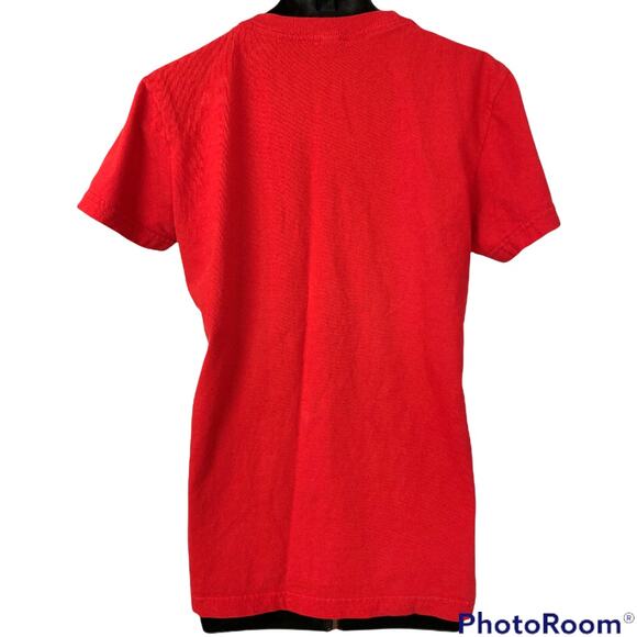 Joan Jett and the Blackhearts red tee American apparel t-shirt size med slim fit - Picture 3 of 6